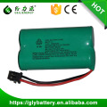 GEL 2.4V AA 1500mAh 2.4v recargable ni-mh battery nimh battery pack para teléfono inalámbrico
